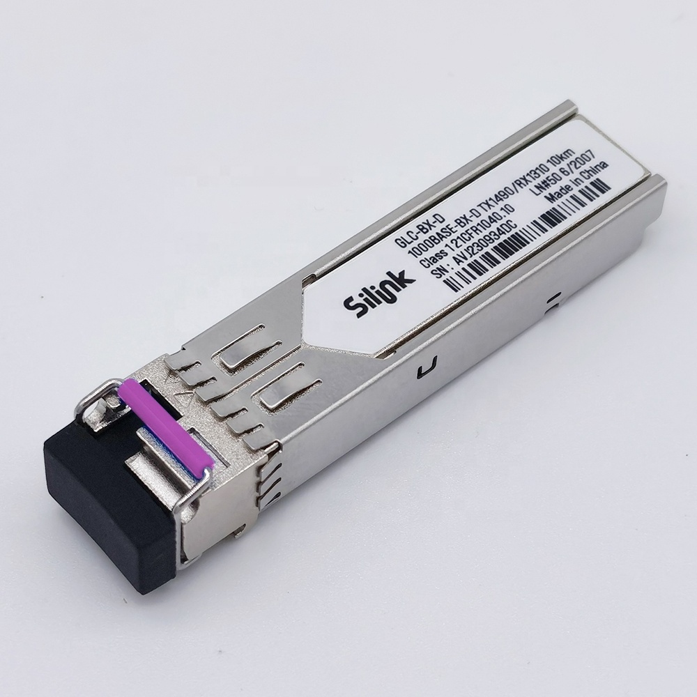 Cisco GLC-BX-U GLC-BX-D Compatible 1000BASE BiDi SFP 1490nm/1310nm 10km DOM LC SMF Transceiver Module