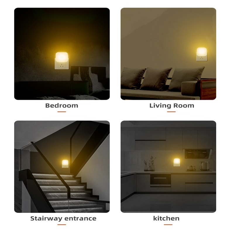 Wholesale Dusk to Dawn Sensor Nightlight Motion Night Lamp for Bedroom Toilet Stairway Hallways Plug in LED Night Light