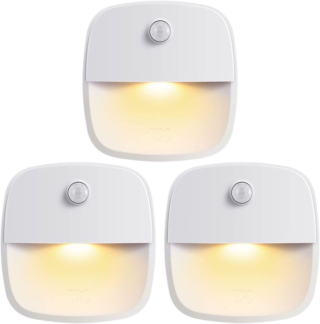 China Wholesale home decorative 3AAA battery operated motion sensor led night light