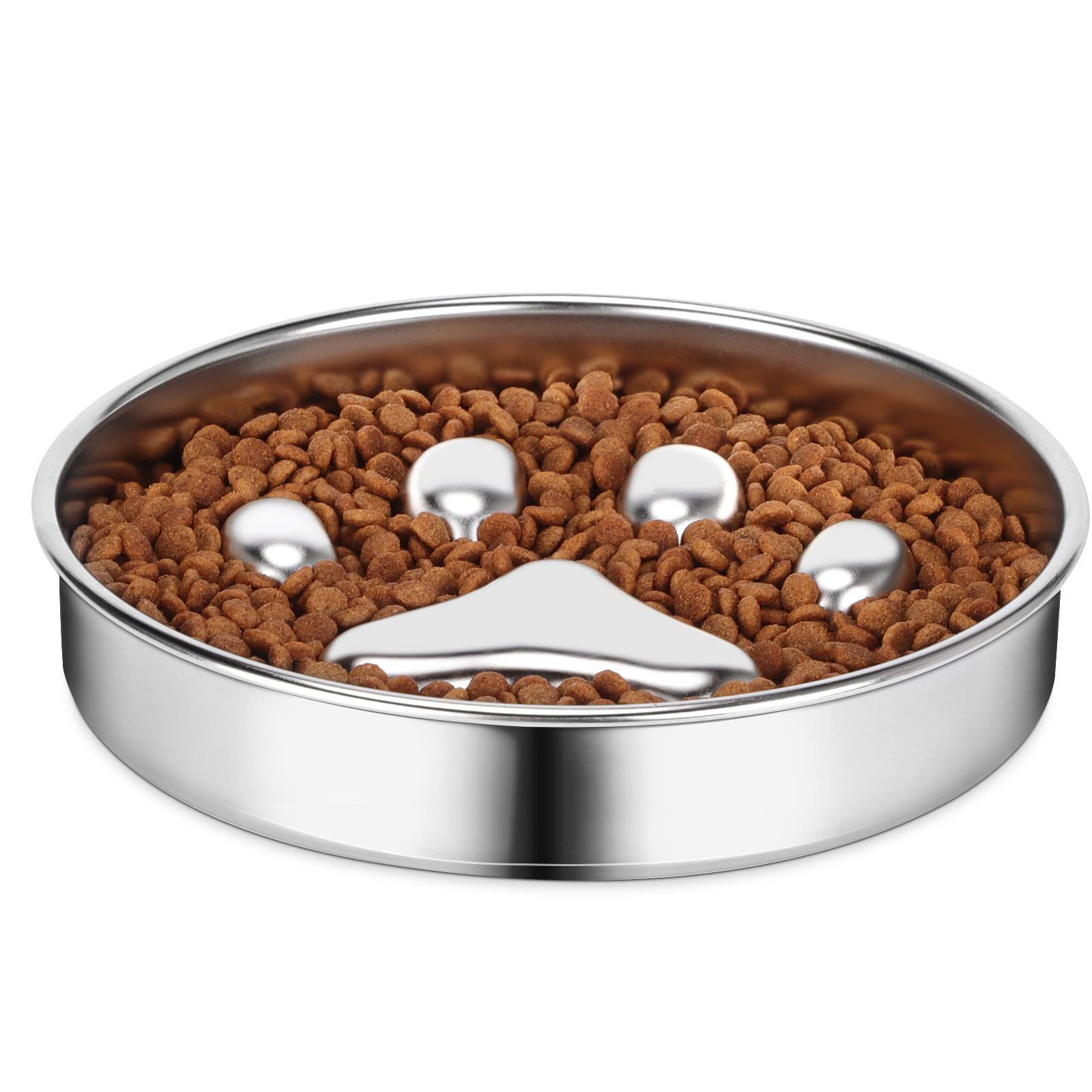 Factory Wholesale Slow Feeder Dog Bowl Stainless Steel Pet Slow Feeder Bowl Food And Water Bowls