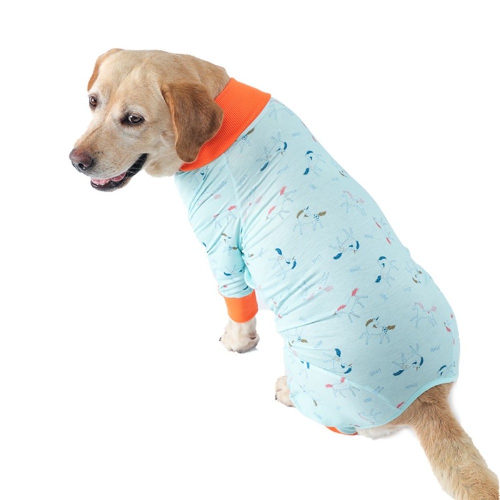 Sports dog pajamas pet clothes onesies are suitable for small, medium and large dogs