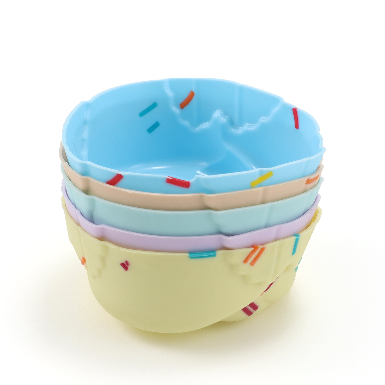 New Design Wholesale Silicone Cupcake Baking Cups Cupcake Paper Cup Baking Silicone Cake Cup Baking Molds