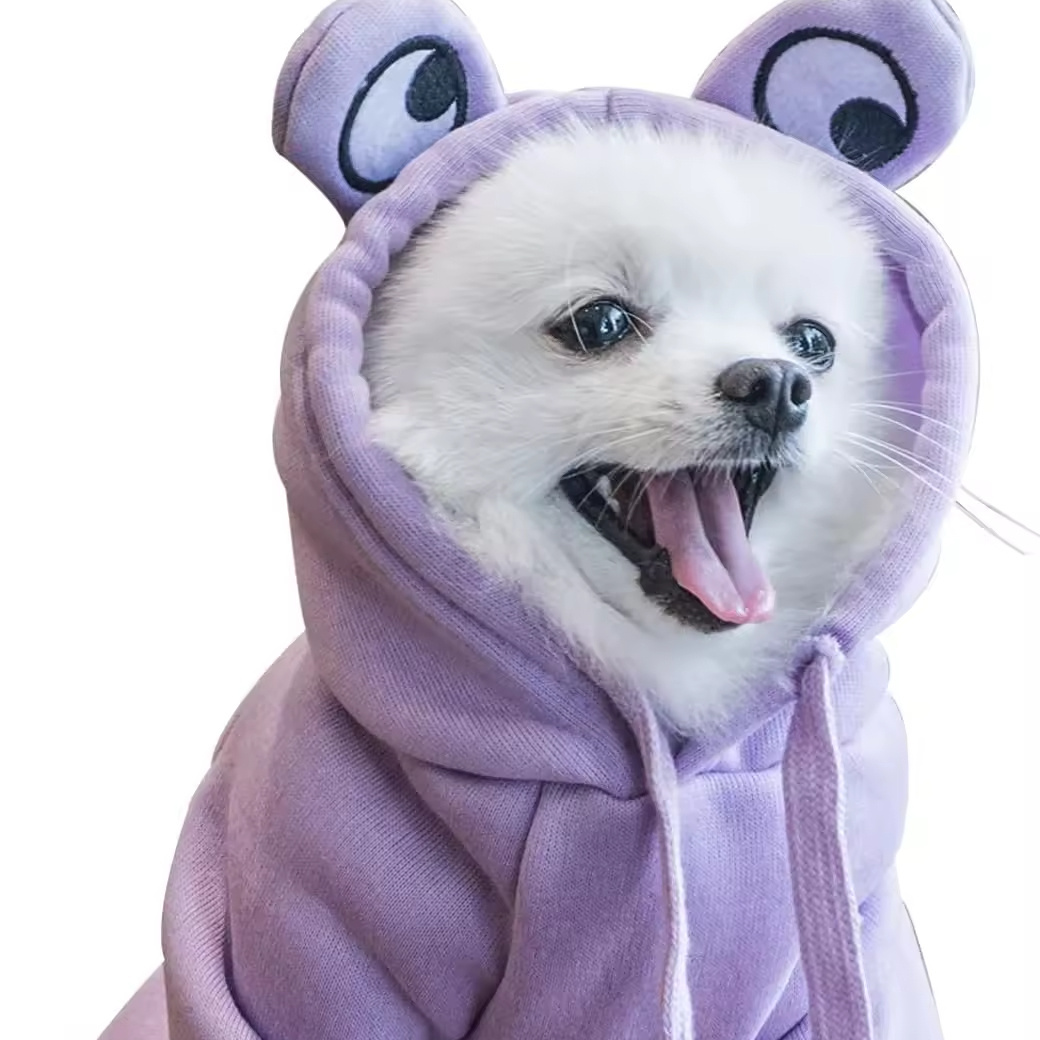 Luxury sports hooded sweatshirts pet cat and dog clothing accessories  pet supplies