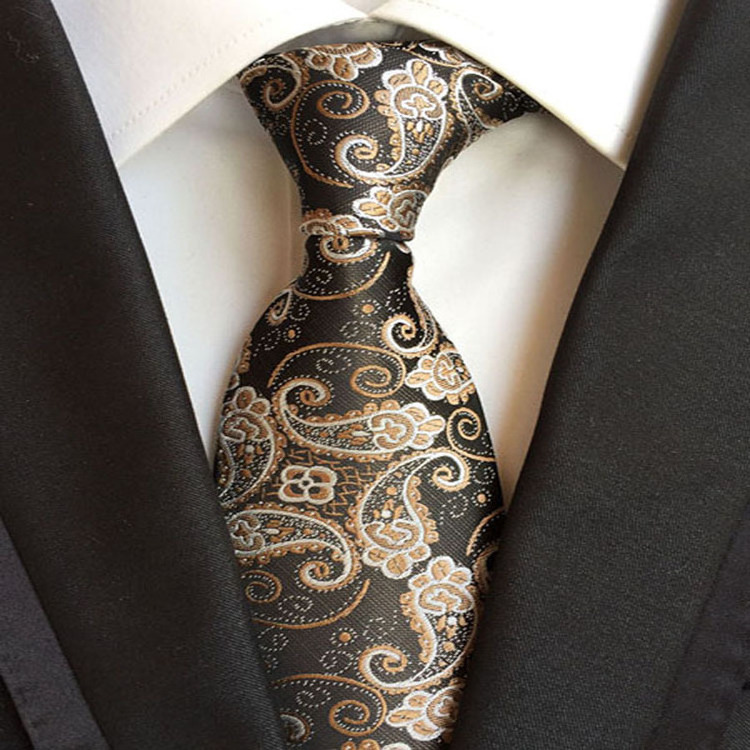 100% silk fabric men wholesale custom embroidered for silk tie sets