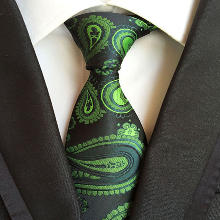 100% silk fabric men wholesale custom embroidered for silk tie sets