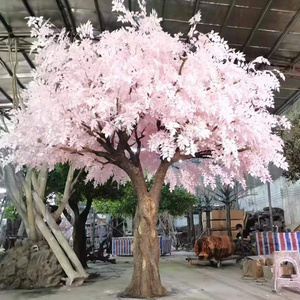 3m 4m height large indoor outdoor pink ficus tree cherry blossom artificial cherry blossom tree for wedding centerpiece