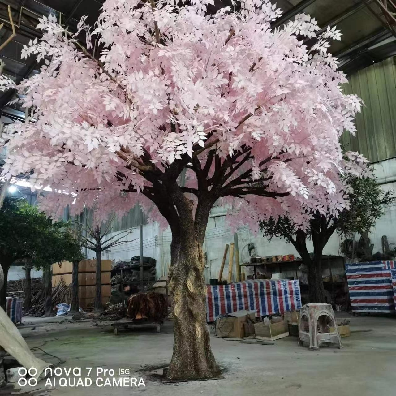 3m 4m height large indoor outdoor pink ficus tree cherry blossom artificial cherry blossom tree for wedding centerpiece