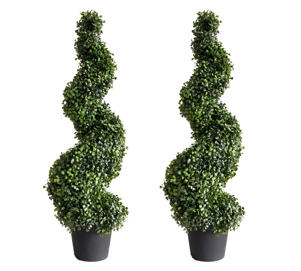 Topiary tree Hot Sale Outdoor Decoration Grass Bonsai Large Plant  Topiary Spiral Tree