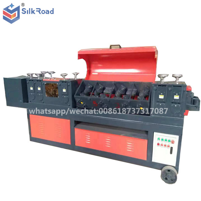 stainless steel rebar metal tube pipe straightening polishing machine