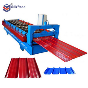 Automatic new china color metal corrugated wave roof panel roll forming machine