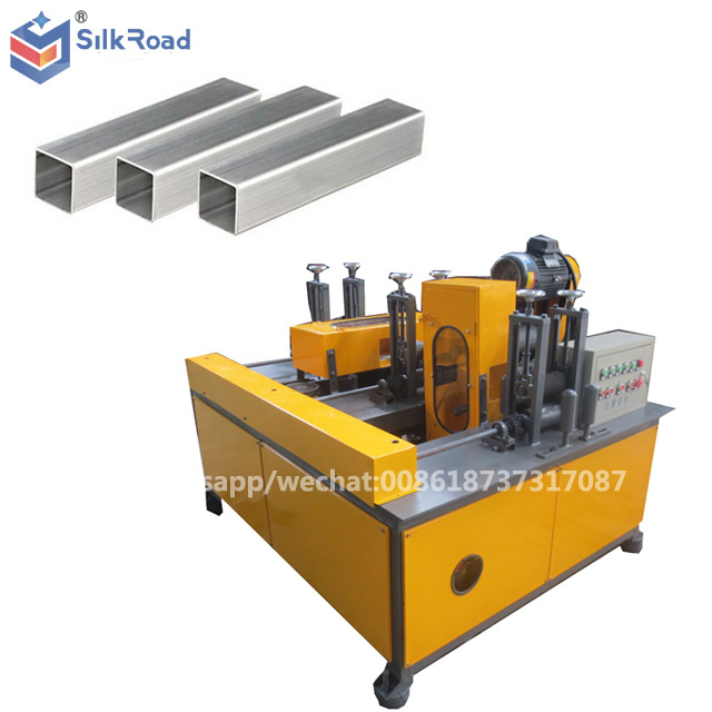 Stainless steel square tube pipes polishing machine