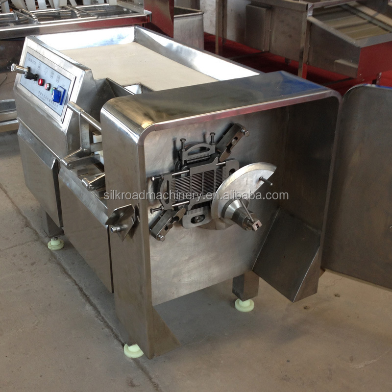 Fresh Frozen meat cube cutting machine beef cube cutter chicken dicer machine manufacturer