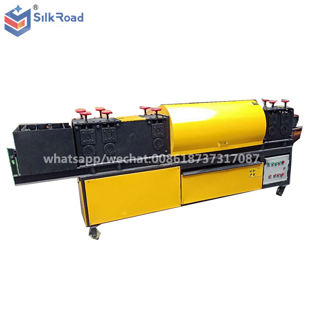 stainless steel rebar metal tube pipe straightening polishing machine