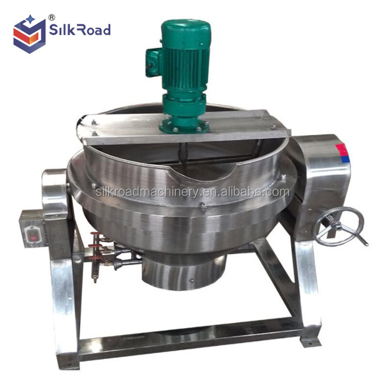 Commercial 100L 200L 500L steam electric gas jacketed cooking boiling pot for sale price