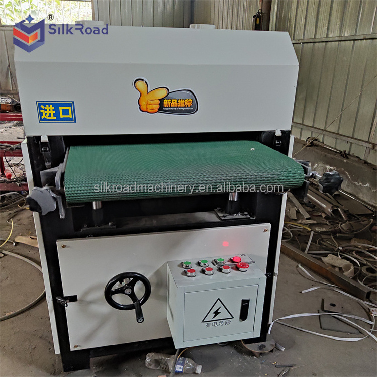 Steel aluminum iron metal sheet derusting polishing wiredrawing machine Flat sander plate polishing finishing buffing machine