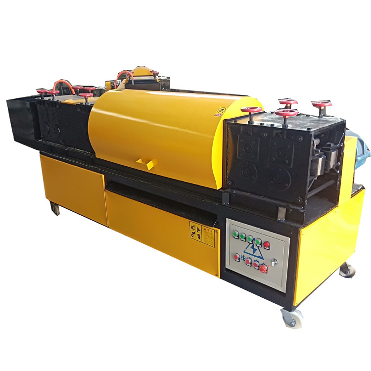 stainless steel rebar metal tube pipe straightening polishing machine