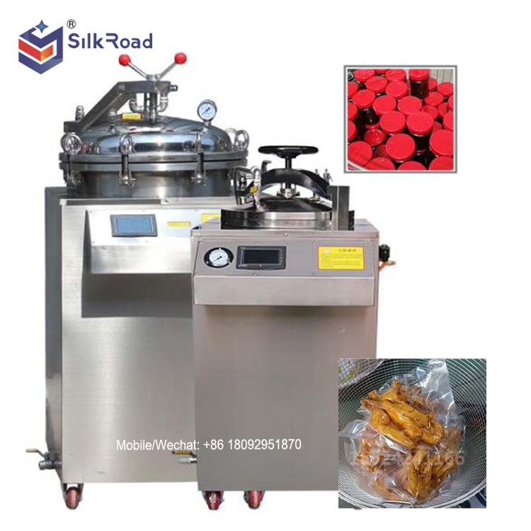 Commercial Food sterilization steam sterilizer autoclave machine 100L