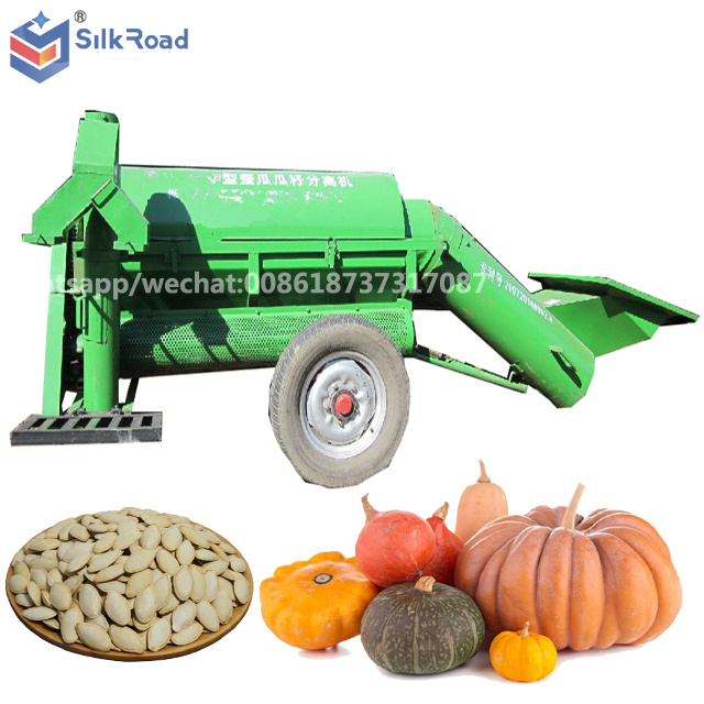 pumpkin seeds separator harvester