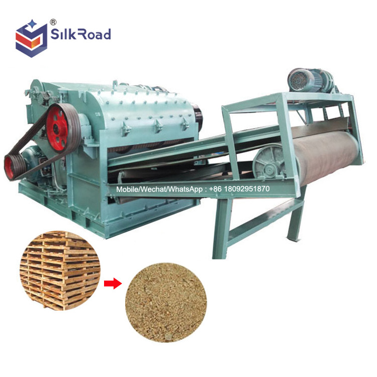 Factory supply wood pallet shredder for sale