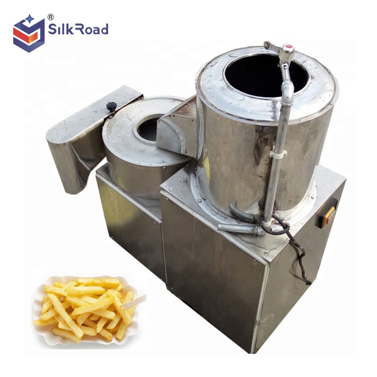 Professional potato peeler and slicer machine