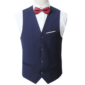 Polyester Fashion Man Waistcoat/Vest Blue Color