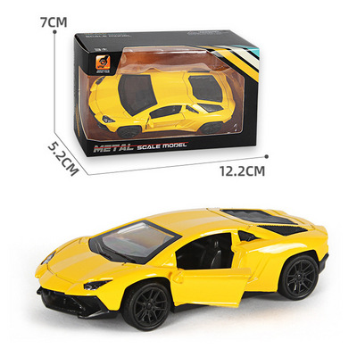 2022 Wholesale Kids Custom 1:43 Toys hotwheels Alloy Car Pull Back Juguetes para los ninos Metal Craft Diecast Toy Vehicles