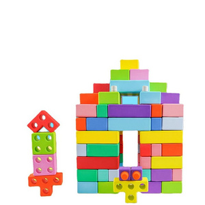 puzzle eva foam building blocks large particle plug-in multi-model children's science and education educational toys