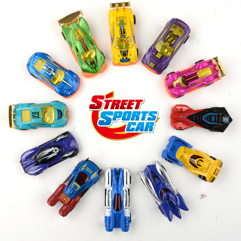 1/64 Scale Wheels Mini Matel Slide Racing Car Sets for Kids Plastic Kinsmart Alloy Supercar Model Vehicles deicast toys