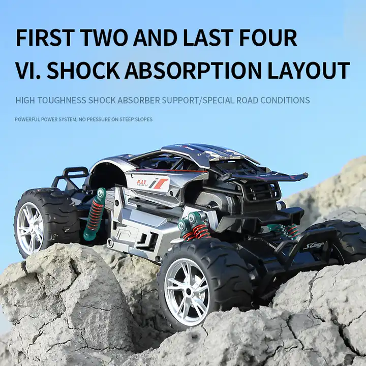 Cool 2.4G Alloy All Terrain 4x4 Off-road Drift Climbing RC Car Racing Truck High-Speed Remote Control Car