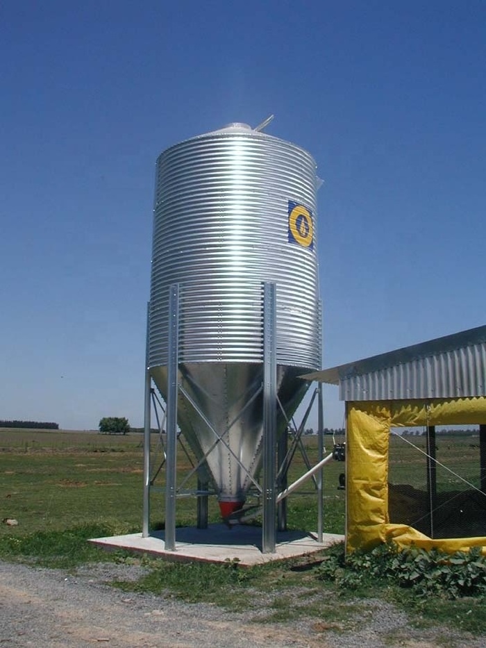 Steel silos with small capacity/small steel silo for grain storage/steel hopper