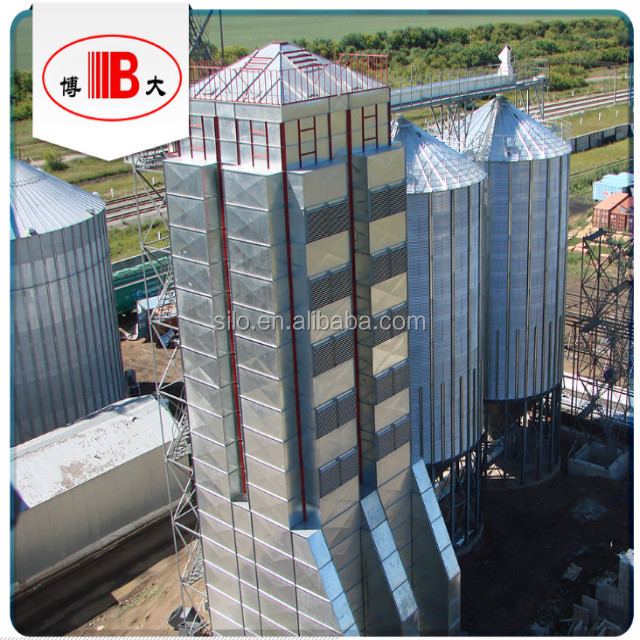 Wooden chips and wooden pellets hopper bottom steel silo bins storage system