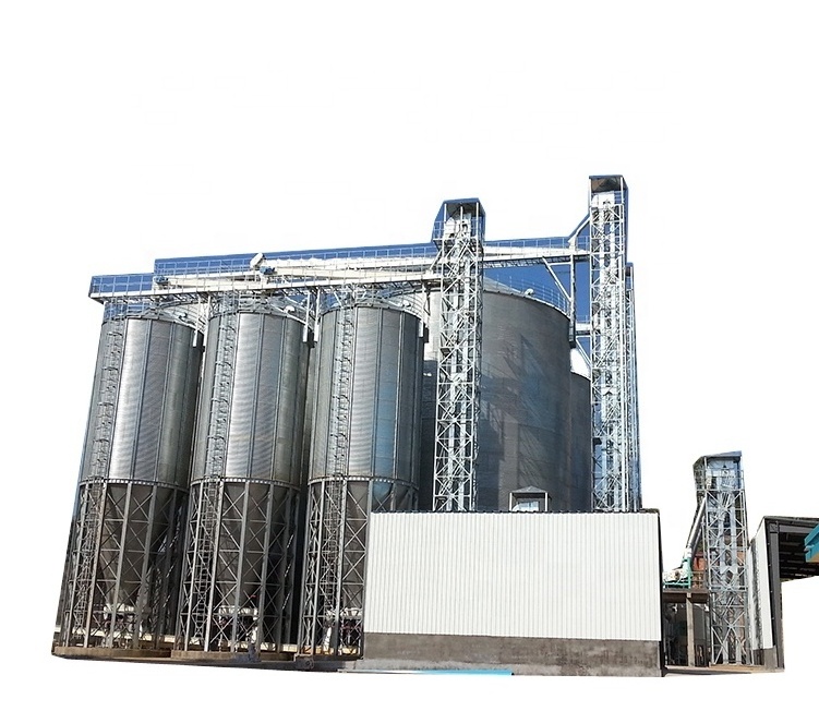 Feed storage steel silos for sale / steel silos with hopper bottom / hopper bins