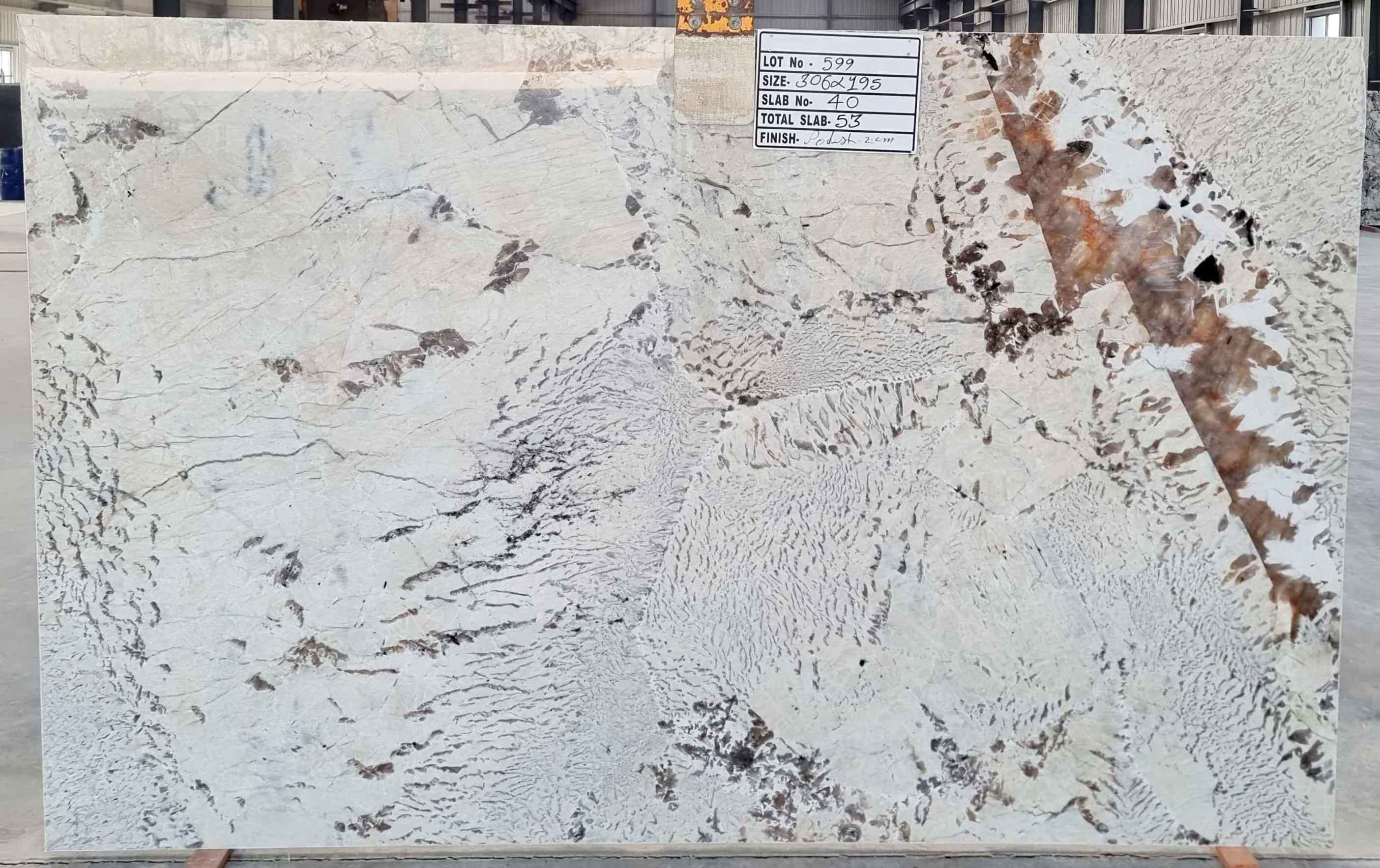 Alabaster white Marble slabs