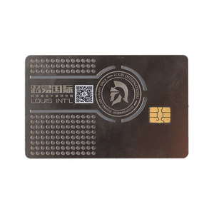 Silone ISO7816 13.56Mhz dual interface card for blank credit card nfc blank business card