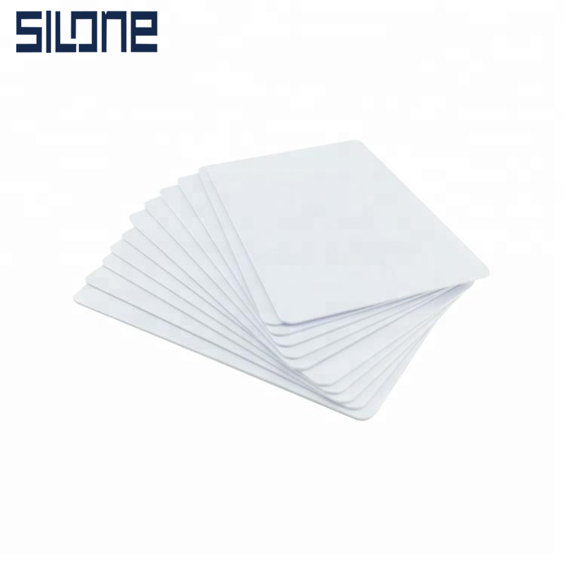 Silone Custom Printing Blank card Smart 13.56MHz PVC NFC ntag213 ntag215 VISA RFID Card for access control cards