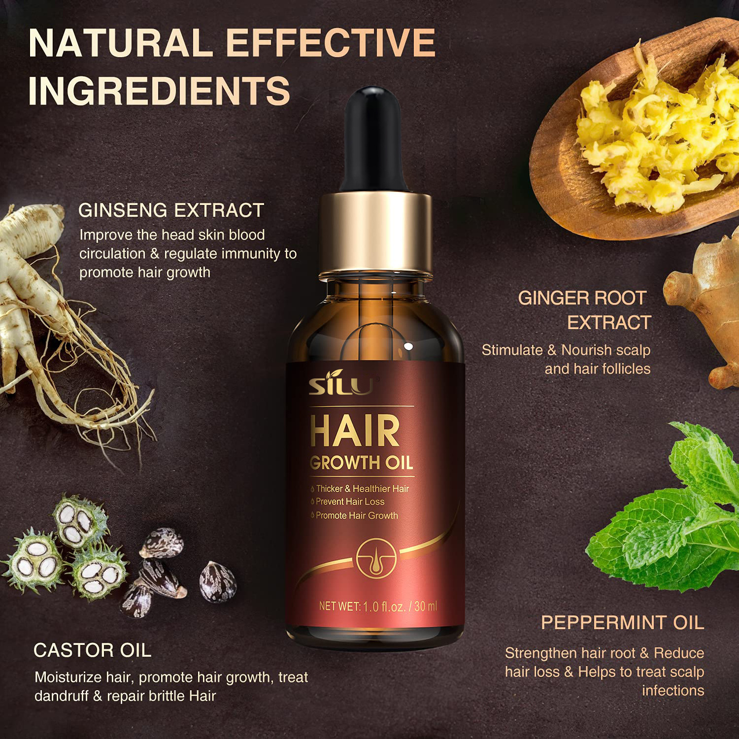 Men women anti hair loss ampoule growth serum repair oil product hair loss treatments for Thinning Hair solution