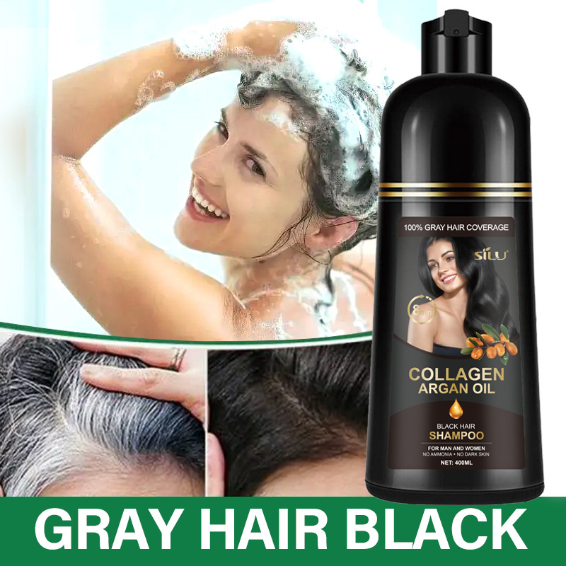 Ammonia and ppd free black hair color shampoo henna super allergy free black hair color cream