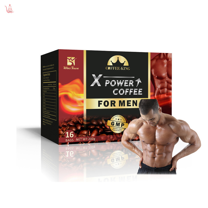 Private Label man Coffee Herbal coffee men's x-power max energy Maca black coffee for Men