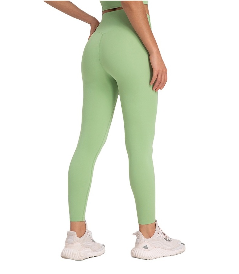 Women Buttery Soft High Waist Tummy Control Sports Yoga Pants V Back 4 Way Stretchy Running Gym Tights Workout Athletic Leggings