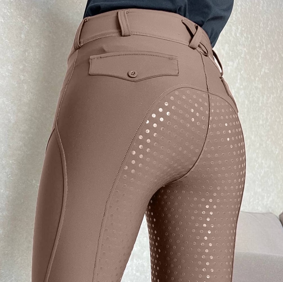 Factory Custom Equestrian Leggings Horse Riding Tights Horse Riding Breeches Fabric Breeches Equestrian Horse Riding Clothes