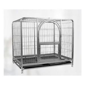 Wholesale Metal Iron Kennel Mesh Pet Dog Cage With Wheels