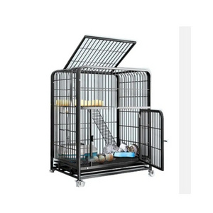 Square Tube Double Layer Cat Cage House Big Space Cat Villa Cage Luxury Large Cat Cages