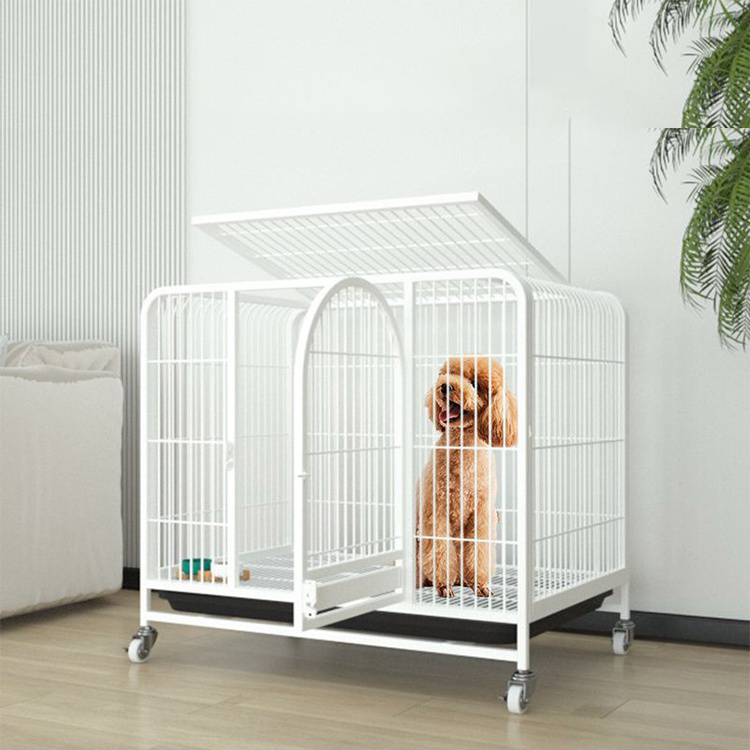 Wholesale Hot Sale Heavy Duty Free Metal Collapsible Foldable Stackable Pet Dog Cages and Crates for Large and Small Dogs