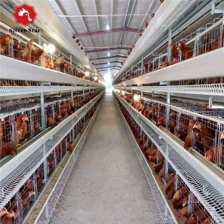 Poultry farm egg layer chicken battery cages/Metal chicken coops for sale