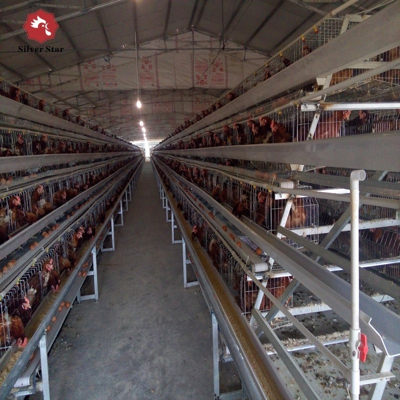 Poultry farm egg layer chicken battery cages/Metal chicken coops for sale