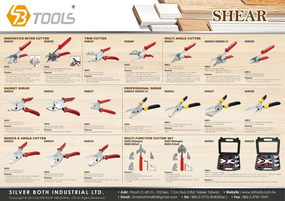 SBTools Mitre Angle Cutter Shear With Angle Fence