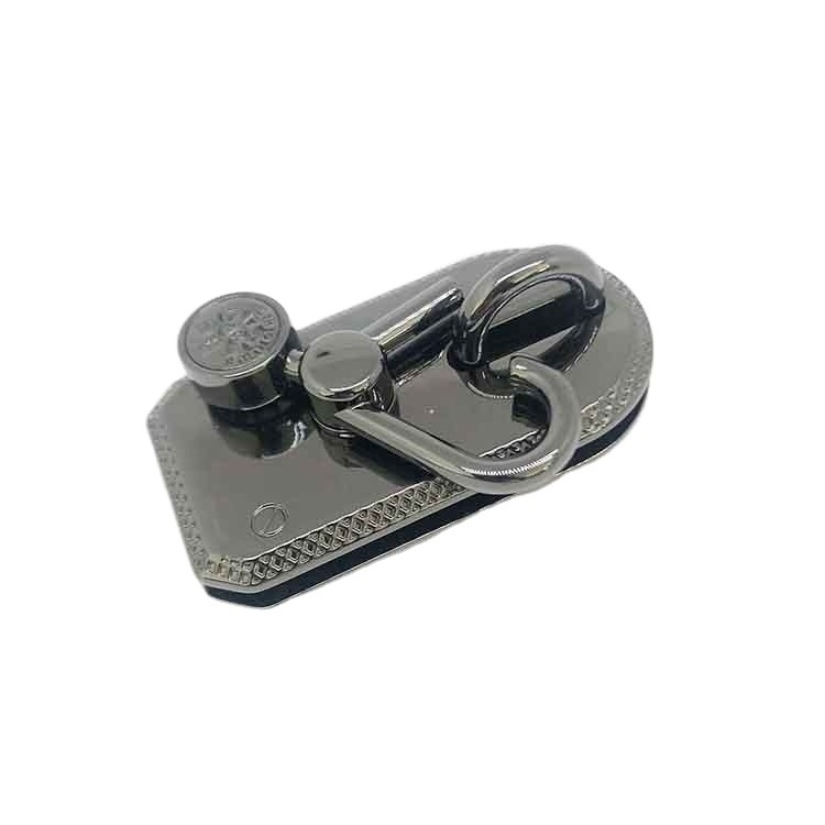 Handbag Lock Buckles Dog Clasp Design Lock Silver Gunmetal Hardware For Bags