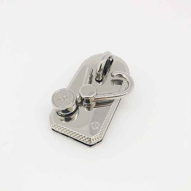 Handbag Lock Buckles Dog Clasp Design Lock Silver Gunmetal Hardware For Bags