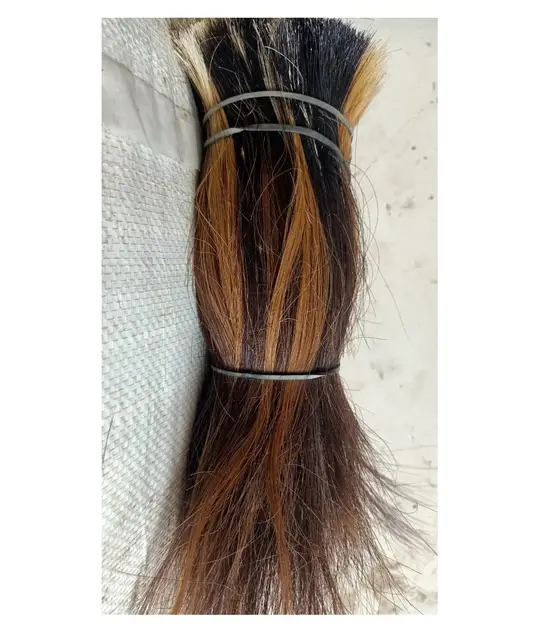 Top Selling  Natural Black  buffalo  and Cow tail hair for making brush Tail Hair from India at Best Price