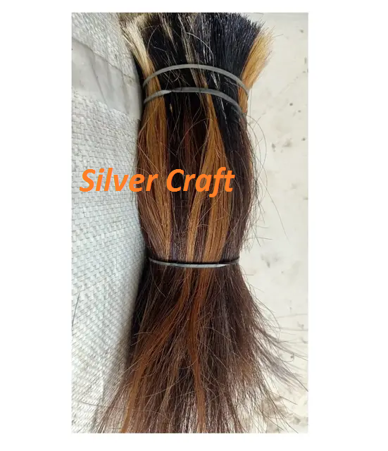 Top Selling  Natural Black  buffalo  and Cow tail hair for making brush Tail Hair from India at Best Price